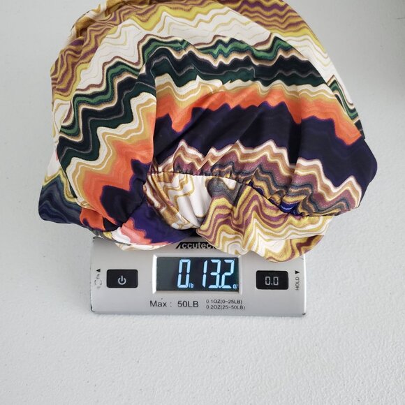 Vince Camuto Halter Neck Chevron Multicolor Print Dress Size 6 - Picture 8 of 8